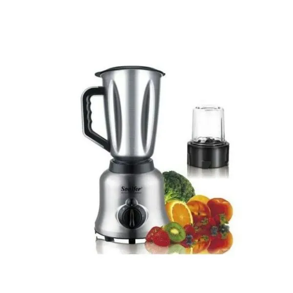 Sonifer Stainless Steel Blender 2 Litres - Silver