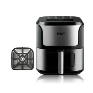 RAF 12L Air Fryer With 2 Independent Baskets - Black