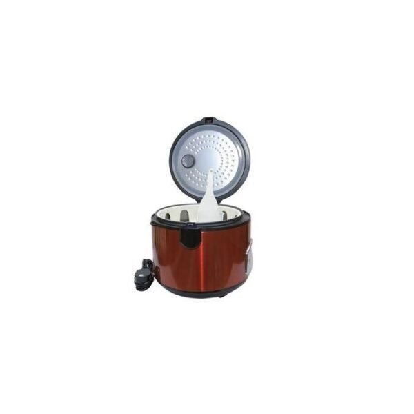 Saachi 2.2L Rice Cooker With A Steamer Basket - Red, Black - Image 2