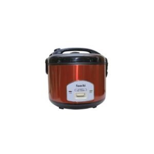 Saachi 2.2L Rice Cooker With A Steamer Basket - Red, Black