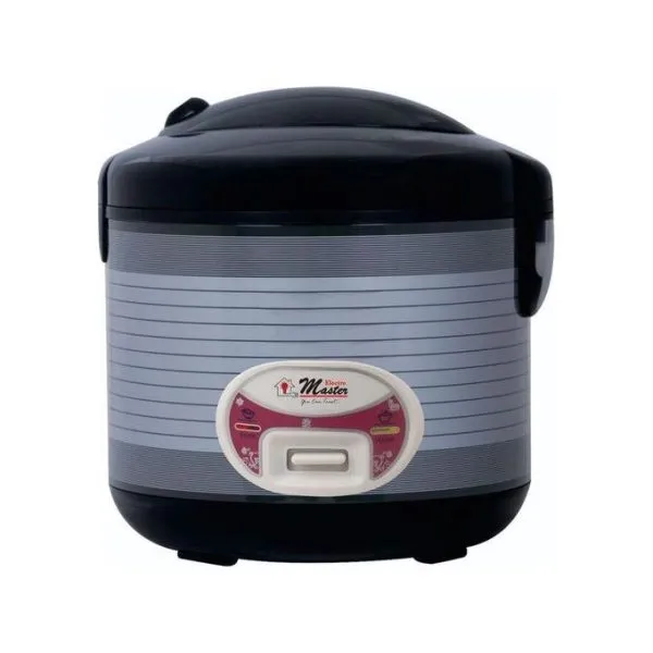 2.8L Rice Cooker 1000 Watts - Black/ White - Image 3