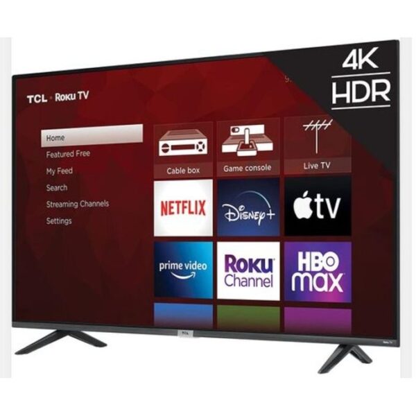 TCL 40" Inch Smart 4K UDH LED TV - Black