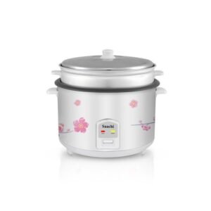 Saachi 4.6 Liters Multifunction 3 In 1 Rice Cooker-White