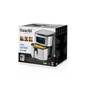 Saachi 7 Liters Airfryer With Intuitive Digital Touch Screen-Silver/Black