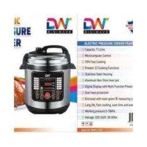 Digiwave 7L Electric DWPC-1703 Pressure Cooker 1200W - SILVER