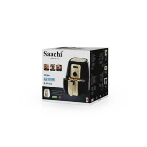 Saachi Air Fryer Healthier Oil Free Fryer And Fries Maker - Black