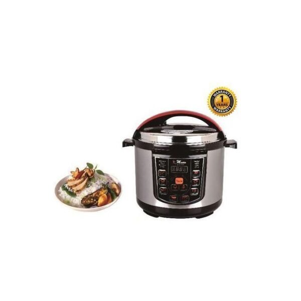 Electric Rice Cooker, Slow Cooker,Steamer & Warmer - Grey, Black