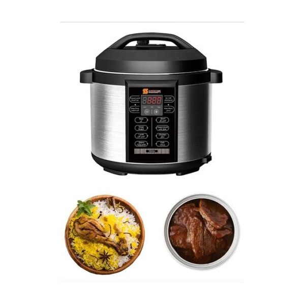 Sayona Espress Pot Digital Pressure Cooker/Rice Cooker 6liters -Black - Image 3