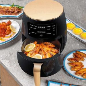 SilverCrest Extra Large Capacity Air Fryer Of 6 Liters/Black