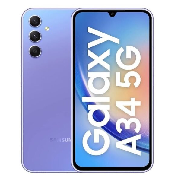 Galaxy A34 - 6.6" 8GB RAM 256GB ROM 48MP 5000mAh - Violet
