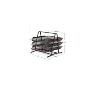 Genuine Document Tray 3 Tier- Black