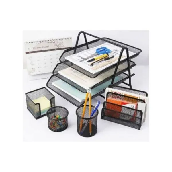 Genuine Set Of 5pcs Document Tray And Other-Black