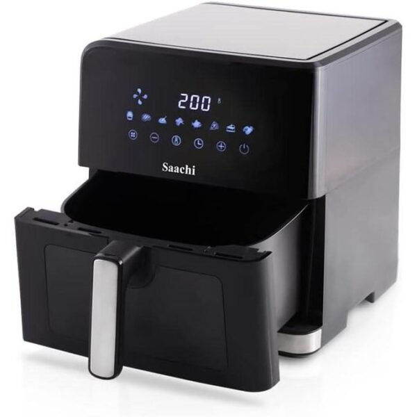 Saachi NL-AF-4782 - 8L Air Fryer with 60 mins Timer - Black - Image 2