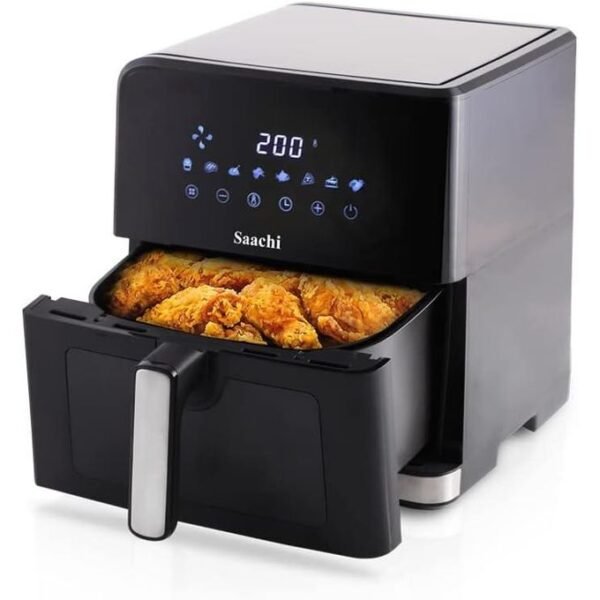 Saachi NL-AF-4782 - 8L Air Fryer with 60 mins Timer - Black - Image 4