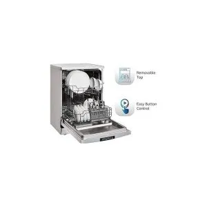 Hisense ORIGINAL 13 Place / 13 Kg Dishwasher Machine-Silver