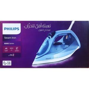 Philips 2 In 1 Steam & Flat Iron - Blue