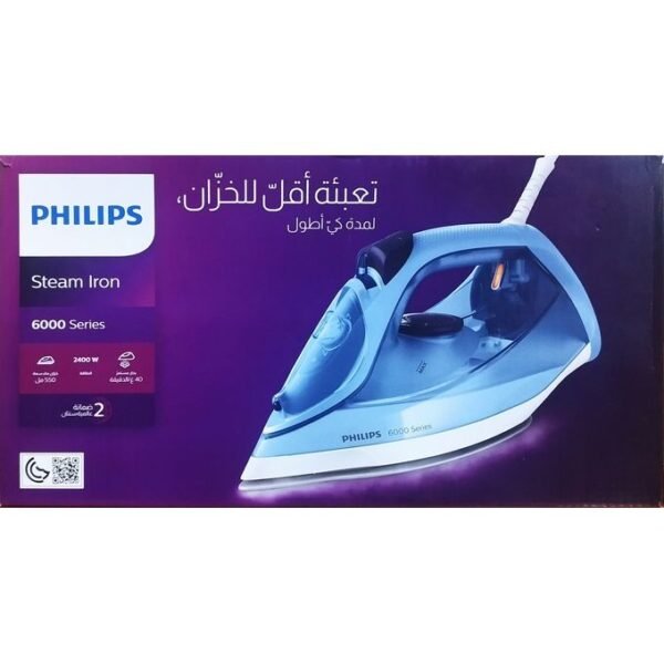 Philips 2 In 1 Steam & Flat Iron - Blue - Image 3