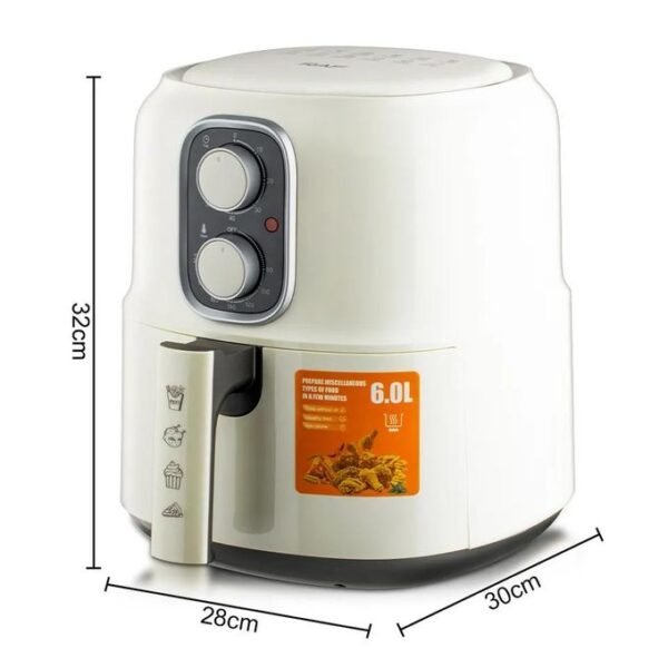 Raf Fast Baking Frying Airfryer For Cooking Healthy Foods Without Oil-Multicolours - Image 3