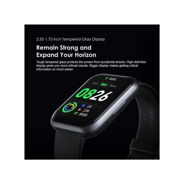Oraimo Smart Watch OSW - 32 Calling, Quick Reply Sms Smart Watch - Black - Image 6
