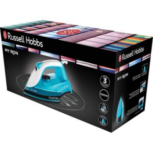 Russel Soleplate Steam Iron Box - Blue