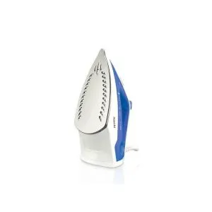 Steam Iron With Ceramic Soleplate-White/Blue