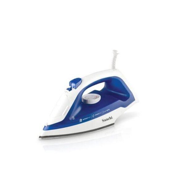 Steam Iron With Ceramic Soleplate-White/Blue