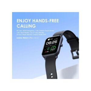 Oraimo Watch 3 Pro BT Call 1.83'' Touch Screen 120+ Sport Modes IP68 Waterproof Smart Watch - black