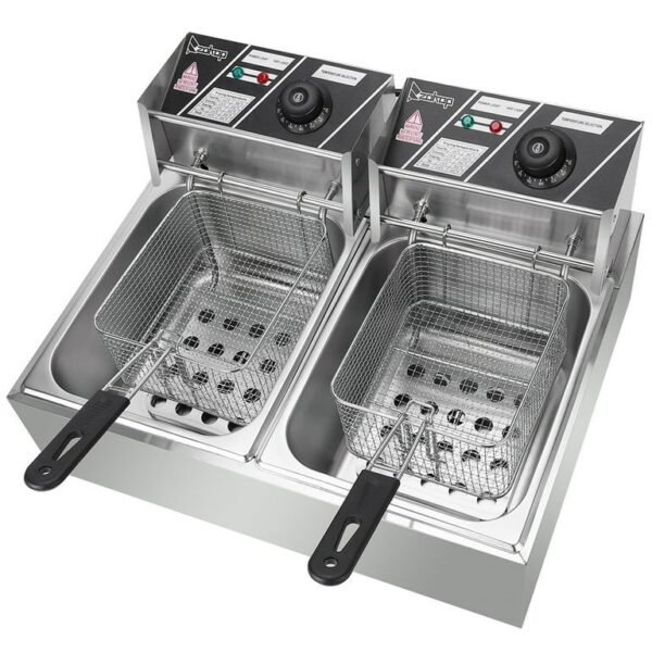 ADH 2-Tank 2-Basket Electric Fryer HEF-82