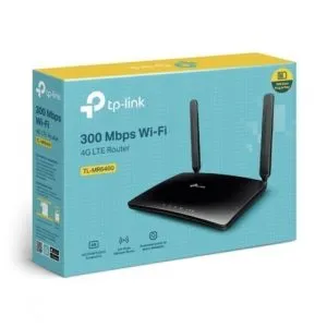 TP-Link 4G LTE SimCard Router TL-MR6400 300 Mbps Open Network – Black