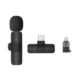 K8 Wireless Microphone for YouTube Facebook Live Stream Vlog Plug & Play Microph