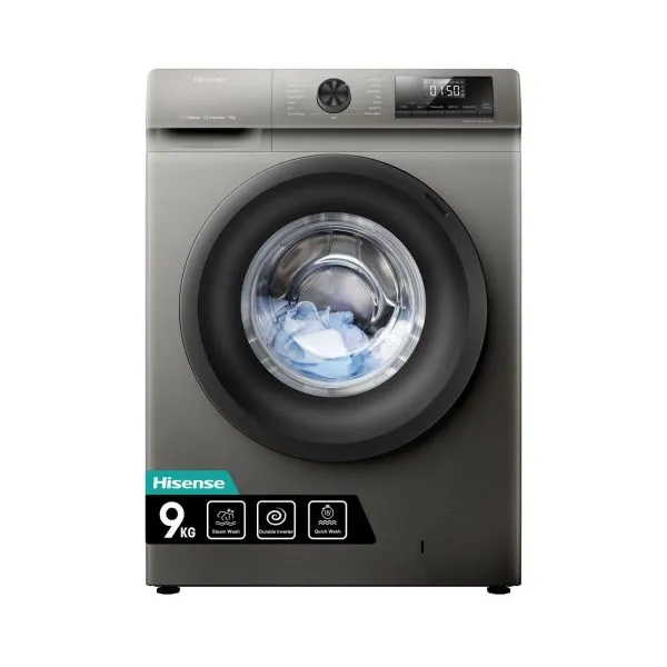 Hisense 9kg Front Loader Washing Machine -Titanium Grey