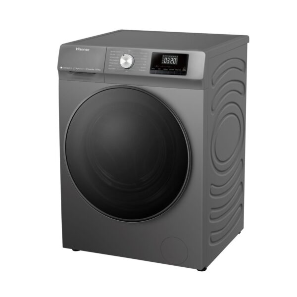 Hisense 10Kg/6Kg Smart Washer Dryer with Inverter -Titanium Silver