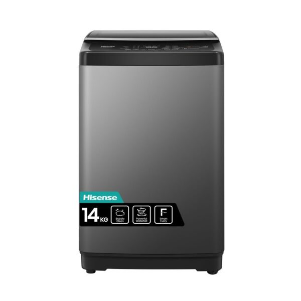 Hisense 14Kg Top Loader Washing Machine -Titanium Grey