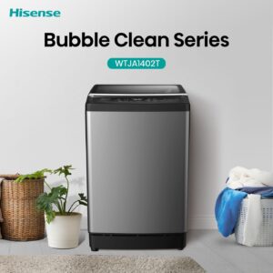 Hisense 14Kg Top Loader Washing Machine -Titanium Grey