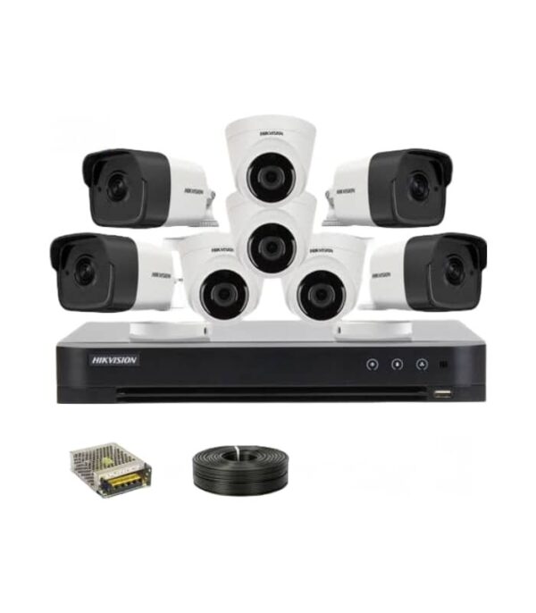 Hikvision 8 Channel Hikvision FHD CCTV – White - Image 2