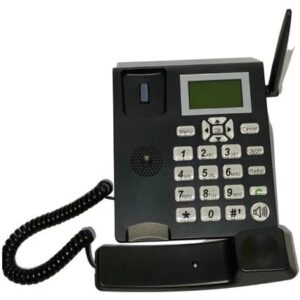 LightboxSQ Mobile SQ LS-820 Dual Sim Gsm Wireless Landline Desktop Phone – Black