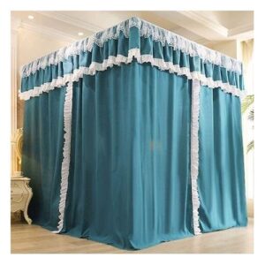 David Curtain Mosquito Net With 4 Steel Stands & Unique Lace Design &Luxurious Packaging Double-layer Bed Net S4Green