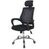 Genuine Office Task Chair With Headrest-Black