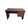 Hard Board Office Desk 120cm-Sunny Mahogany