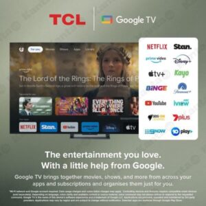 TCL 75 Inch C845 4K UHD Mini-LED QLED Smart Google TV 75C845