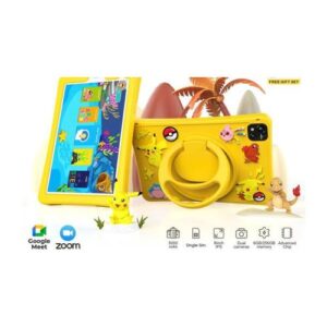 Discover Fire 3 Educational Kids Tablet 8 Inches 6GB RAM 256GB ROM 5000mAH with gifts -Yellow