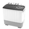 Hisense 10 Kg Twin Tub (Top Load Semi-Automatic) Washing Machine, White, Freestanding, WSBE101