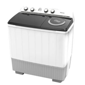 Hisense 10 Kg Twin Tub (Top Load Semi-Automatic) Washing Machine, White, Freestanding, WSBE101