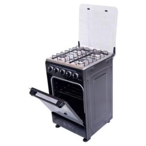 SPJ 50*50cm Full Gas Standing Cooker + Gas Oven - Black