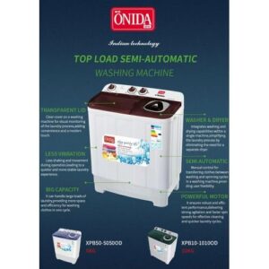 Onida 7.5KG Top Load washing machine