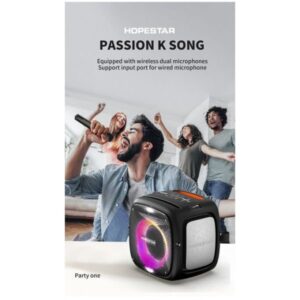 Hopestar Party One 80W RGB Lighting Wireless Bluetooth Speaker