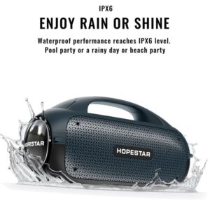 HOPESTAR A50 80W IPX6 Waterproof Portable Bluetooth Speaker Outdoor Subwoofer.