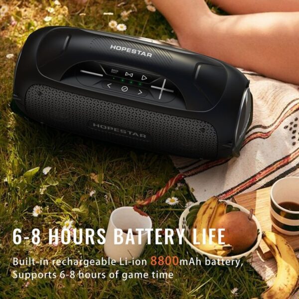 HOPESTAR A50 80W IPX6 Waterproof Portable Bluetooth Speaker Outdoor Subwoofer.