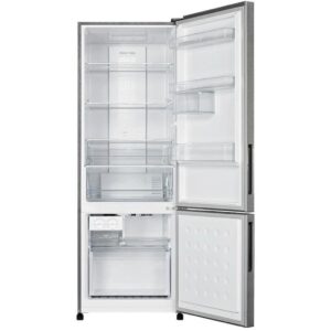 Hisense 341L Fridge RB341D4WGU; Double Door Defrost Refrigerator With Water Dispenser – Silver