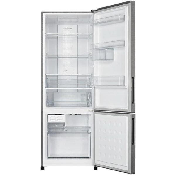 Hisense 341L Fridge RB341D4WGU; Double Door Defrost Refrigerator With Water Dispenser – Silver - Image 2